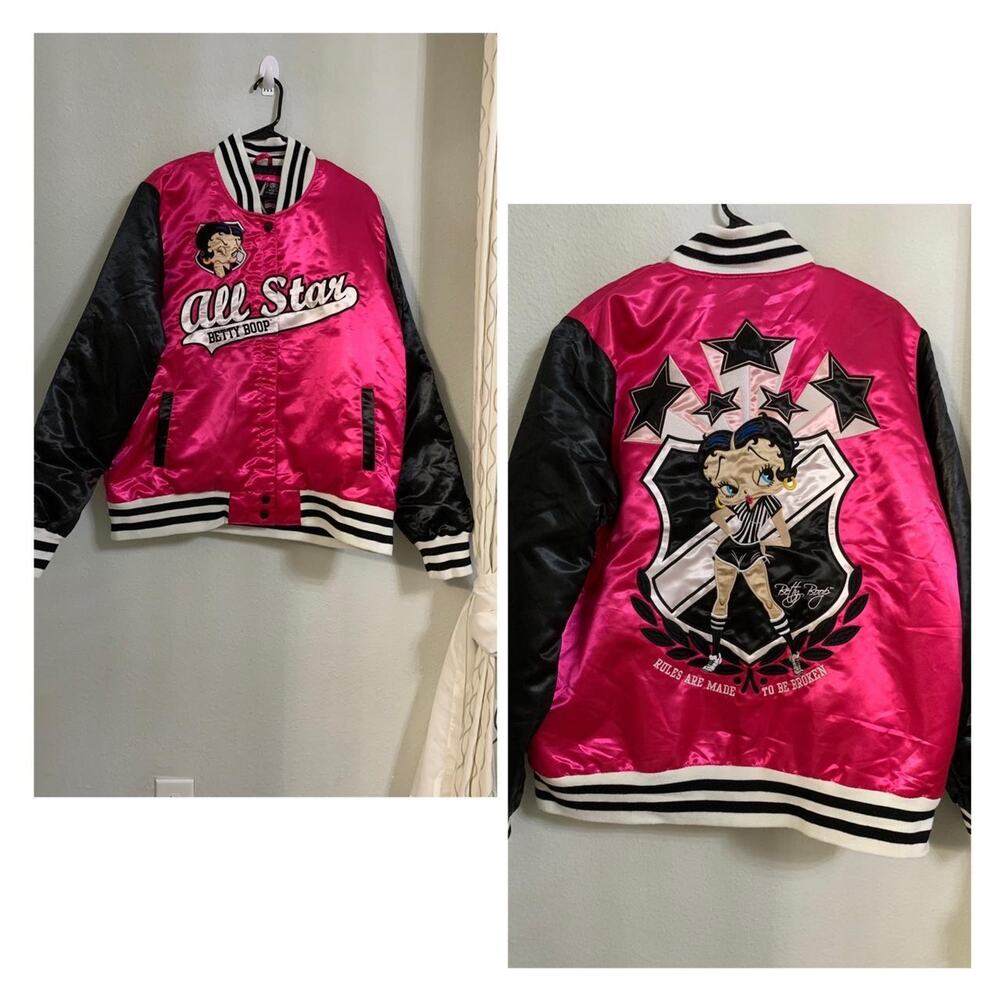 Betty boop varsity jacket